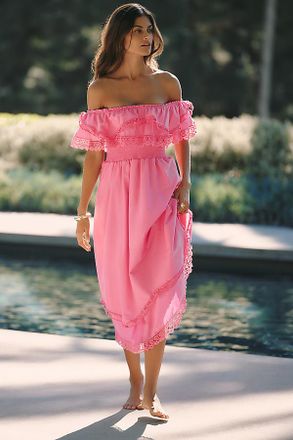 Peixoto Wyatt Strapless Midi Dress