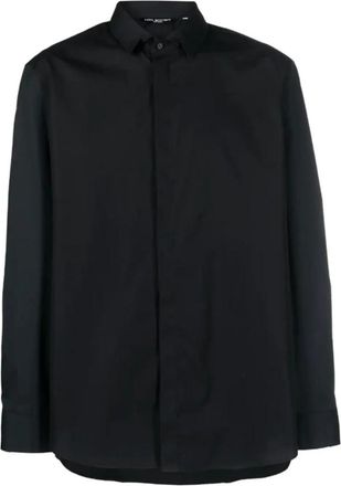Neil Barrett Overhemden Zwart - Heren - Casual Overhemden - Zwart - M - Katoen - Overhemden