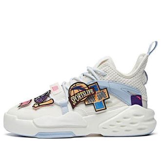 Anta (WMNS) ANTA Baas Velcro White Blue 122018087-3 122018087-3