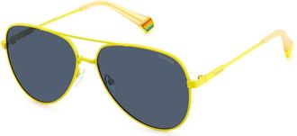 Polaroid 6187/S Zonnebril - unisex - Accessoires - Geel - Maat: 60 MM