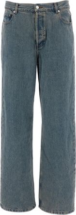 A.P.C. Light Blue Aaron High-Rise Wide-Leg Jeans