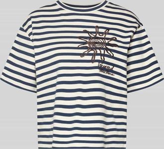 Max Mara Regular Fit T-Shirt aus reiner Baumwolle Modell SABATO in Dunkelblau, Gr&ouml;&szlig;e XXL