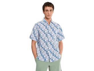 Tommy Bahama Nova Wave Sunnyside Palms Mens Clothing Blue Lapis : 3XL, Cotton/Lyocell/Spandex