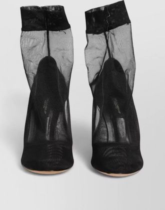 Dolce & Gabbana stretch mesh sock pumps