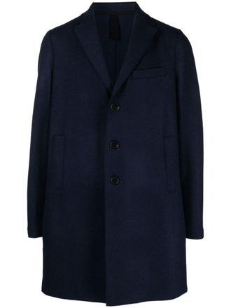 Harris Wharf London Cappotto monopetto - Blu