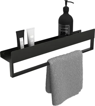 Rea Rea - Estante De Ba&ntilde;o Sf01 60cm Black Matt
