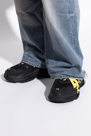 Balenciaga Triple S Sneakers, Mens, Black