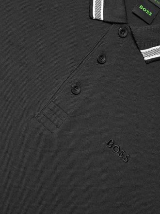 HUGO BOSS Mens Polo Shirt Cotton Pique Dark Grey T-shirts And Polos