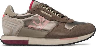 Napapijri Groene Leren Tennissneakers - Dames - Sneakers - Groen - 41 EU - Leer - Schoenen