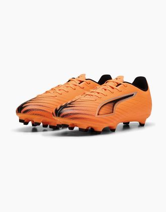 Puma Mens Ultra 6 Play Fg Ag Firm Ground Football Boots - Orange - Size: 10.5