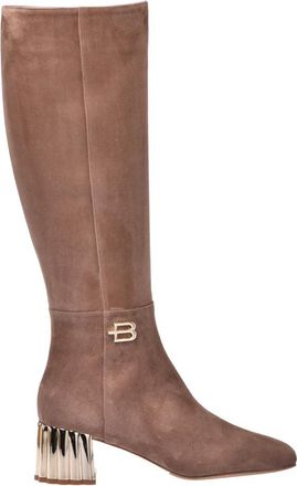 Baldinini Schoenen, Dames, Beige, 36 1/2 EU, Suède, Suede Laarzen