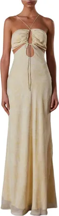 Misha Collection Winnie Dress In Butter