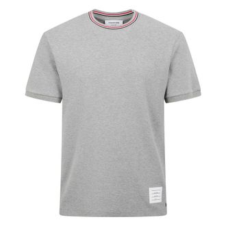 Thom Browne Heren, Tops, Grijs, Maat: L Katoen