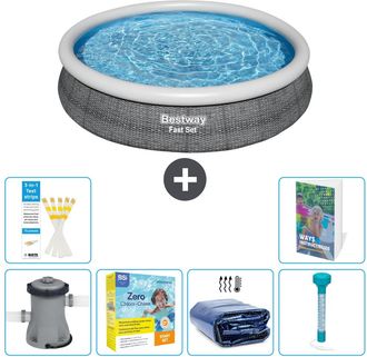 Bestway Piscina Bestway Fast Set Redonda - 366x76 Cm - 7-piezas S184