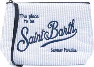 MC2 Saint Barth Aline Seersucker Stripes Pouch