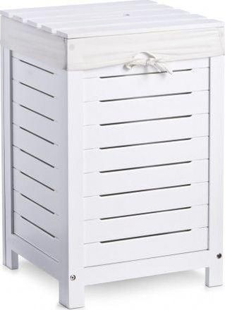 ZELLER Cesto De Ropa Escandinavo Blanco 35x35x55 Cm