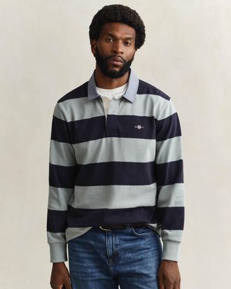 GANT Mens 10 Regular Fit Rugger in Dark Grey Cotton - Size X-Large