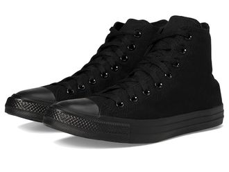 Converse Chuck Taylor All Star High-Top Sneaker Classic Shoes Monochrome Black : Mens 11.5 - Womens 13.5 Medium, Canvas