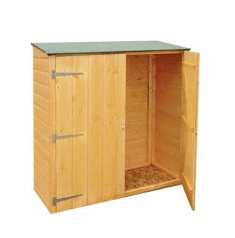 Shires Garden Store Shiplap Garden Shed Approx 4 x 2 Feet in Brown
