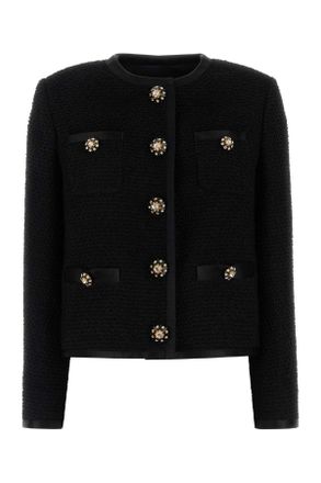 Dolce & Gabbana Black Tweed Blazer