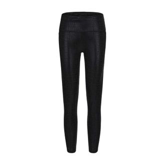 Biba Dameslegging met hoog kruis en Move-patroon (Zwart)