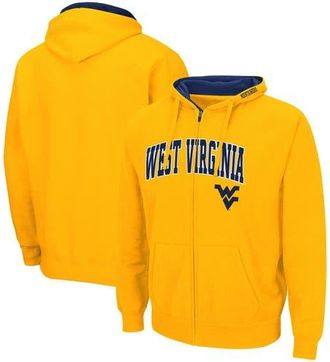 Colosseum Mens Colosseum Gold West Virginia Mountaineers Arch & Logo 3.0 Full-Zip Hoodie at Nordstrom, Size Large