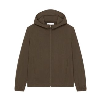 Givenchy Embroidered Paris Windbreaker - male - Givenchy - Zip-throughs - Brown - L - Sweatshirts & Hoodies