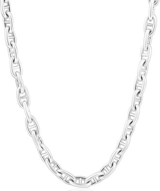 Pompeii3 Mens Classic Mariner 14k Gold (83gram) or Platinum (156gram) 8mm Link Chain Necklace 23