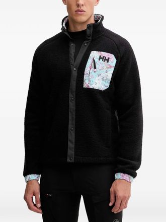 Helly Hansen Sweater met bloemenzak en knopen - Zwart
