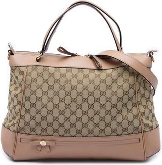 Gucci Pre-owned Gucci GG Canvas Mayfair Satchel Ladies PEU03J54MIHMSHZJ