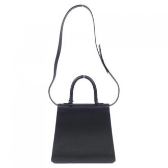 Delvaux Pre-owned Handbag - Dames - Pre-owned - Zwart - Maat: ONE Size Leer