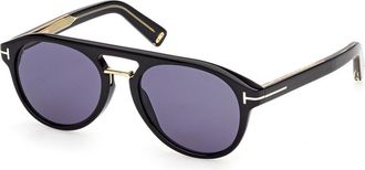 Tom Ford TI0031 01V Mens Sunglasses Black Size 54