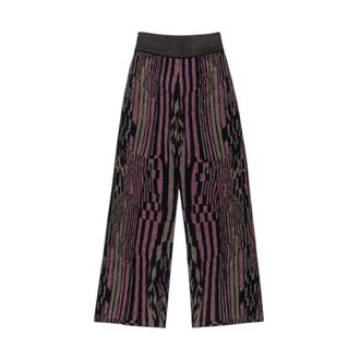 Nenette Wide Trousers, female, Multicolor, Size: S Wide Trousers