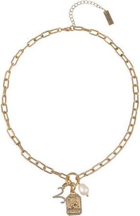 Hallmark Zodiac Pendant Necklace in Gold - Aries at Nordstrom, Size 18