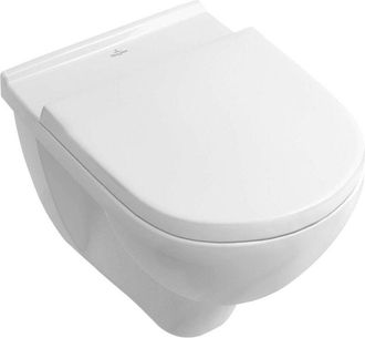 Villeroy & Boch Villeroy&boch - Combi-pack O.novo Con Inodoro Suspendido Profundo Y Tapa De Inodoro Blanca