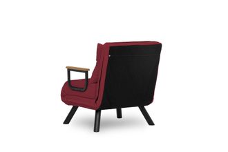 Les Tendances Sill&oacute;n Cama, Sof&aacute; Cama, Asiento Individual, Cama De Invitados Sofa-bed Maroon