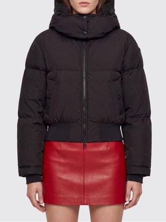 Diesel Short Quilted Nylon Puffer Jacket with Hood