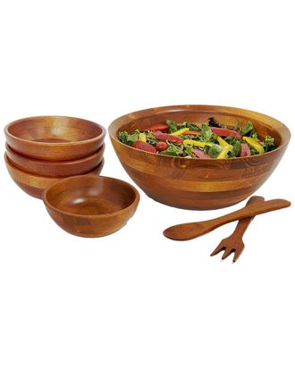 Woodard & Charles 7Pc Large Salad Bowl Serving Set