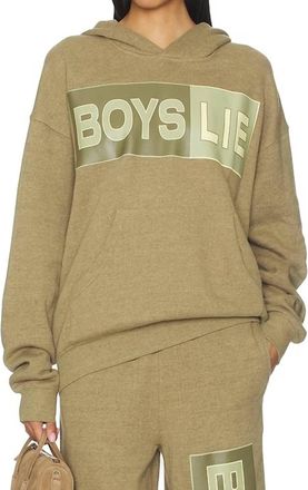 Boys Lie Better Half Garden Racer Hoodie In Green