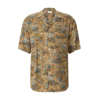 Saint Laurent Polka Dot Silk Shirt - male - Saint Laurent - Short Sleeve Shirts - Multicolor - L - Shirts