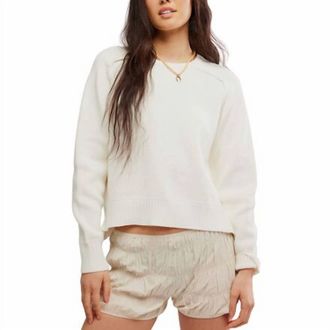 Free People Womens Spring Street Pullover In White