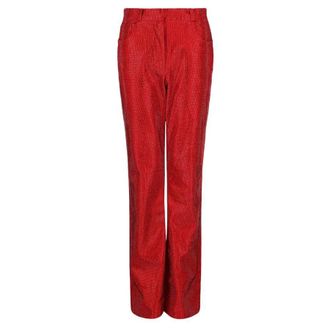 Ferragamo Ferragamo Crystal Embellished Trousers