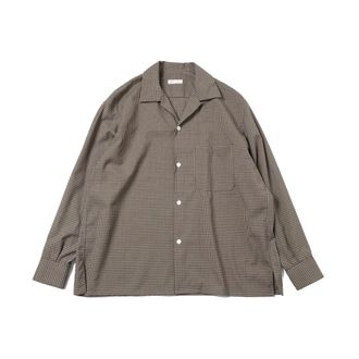 Kaptain Sunshine Casual Shirts, male, Brown, Size: 2XL Summer Wool Open Collar Shirt