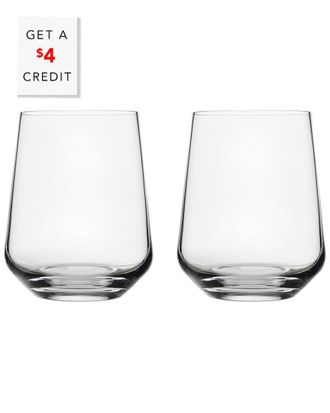 iittala Essence Set Of 2 Tumblerswith $4 Credit