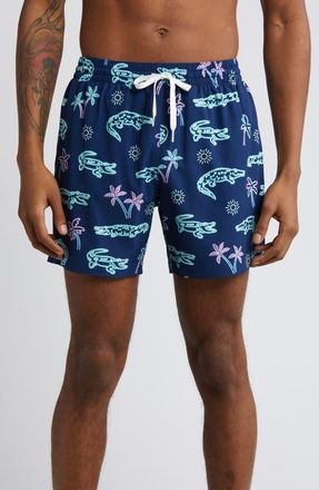 Chubbies Classic Lined 5.5-Inch Swim Trunks in The Neon Glades at Nordstrom, Size Xx-Large
