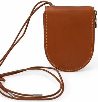 Louis Vuitton Nomad Brown Leather Wallet (Bi-Fold) (Pre-Owned)