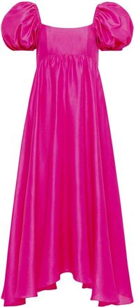 Azeeza Rory silk midi dress - women - Silk - M - Pink