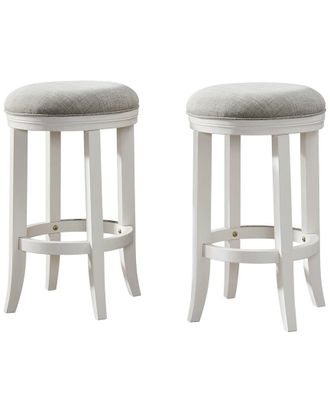 Alaterre Natick Set Of 2 Counter Height Stools