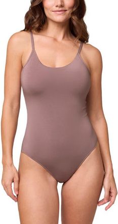 Montelle Intimates Bodybliss Bodysuit in Cappuccino at Nordstrom, Size Xx-Large