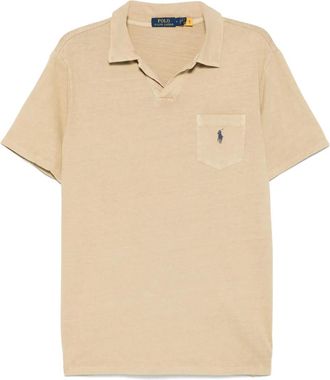 Polo Ralph Lauren T-shirt met logo - Beige